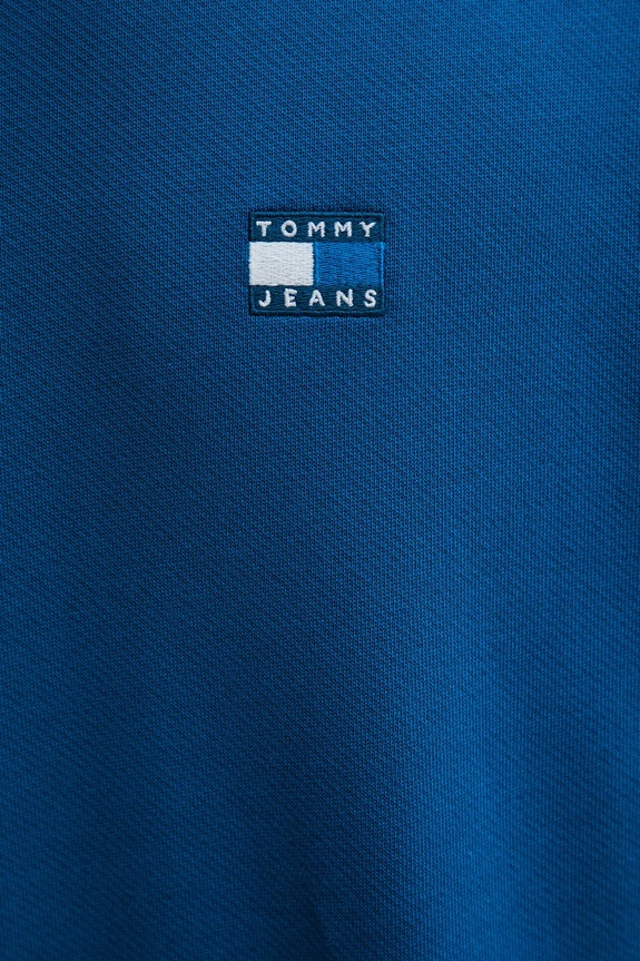 Βαμβακερή μπλούζα Tommy Jeans DM0DM20660 σκούρο μπλε