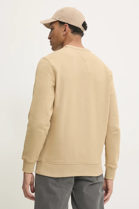 Oblečení Bavlněná mikina Tommy Jeans DM0DM20660 béžová