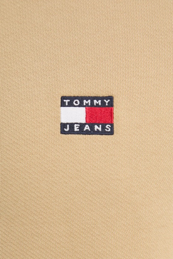 Bavlněná mikina Tommy Jeans DM0DM20660 béžová