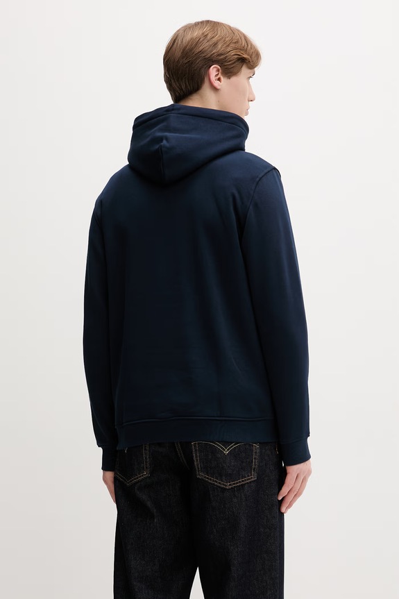 Îmbrăcăminte Tommy Jeans hanorac cu glugă bărbătesc din bumbac DM0DM20746 bleumarin