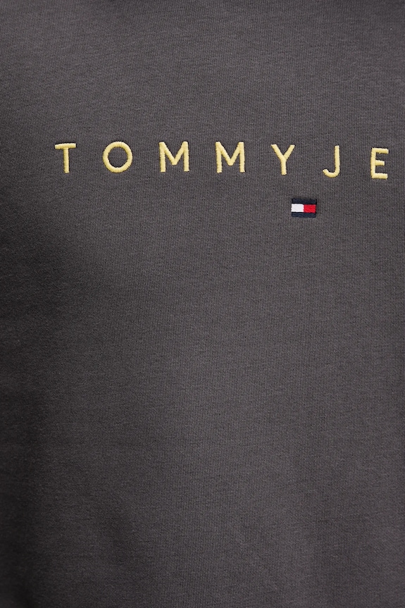 Tommy Jeans hanorac cu glugă bărbătesc din bumbac DM0DM20746 gri