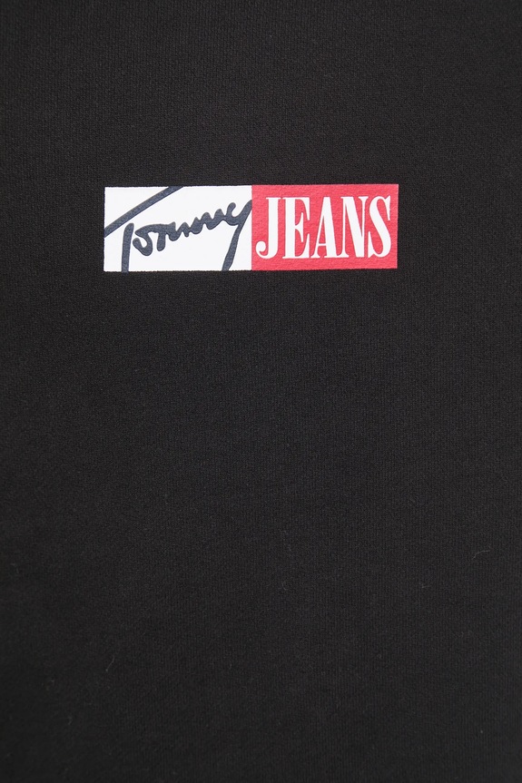 Detská bavlnená mikina Tommy Jeans DM0DM20257 čierna