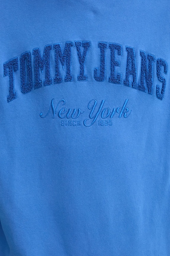 Tommy Jeans bluza bawełniana DM0DM20262 fioletowy