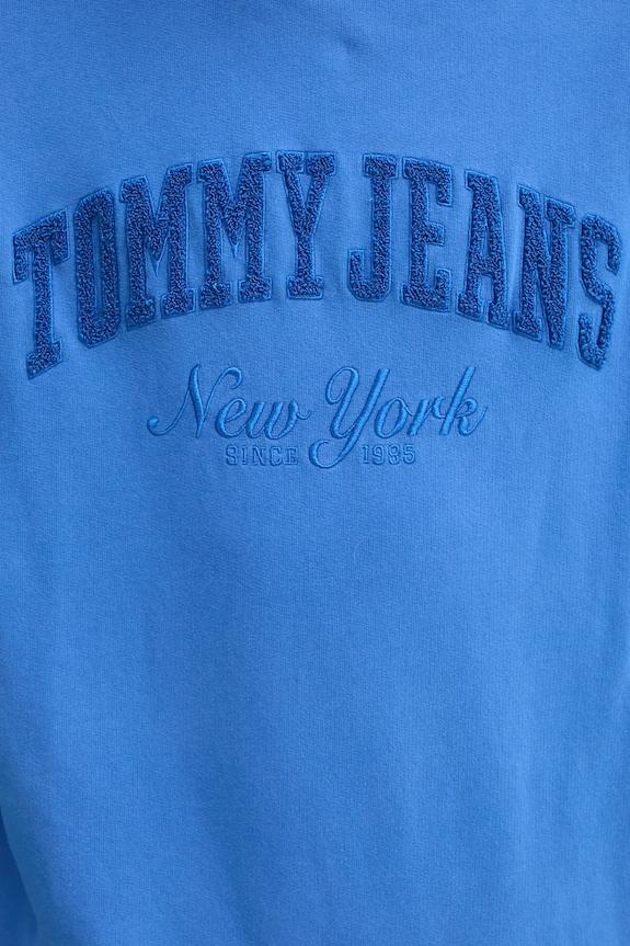 Tommy Jeans bluza bawełniana DM0DM20262 fioletowy