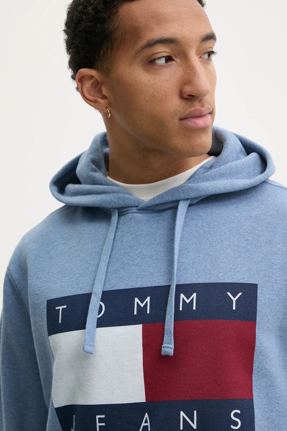 Dukserica Tommy Jeans plava DM0DM21174
