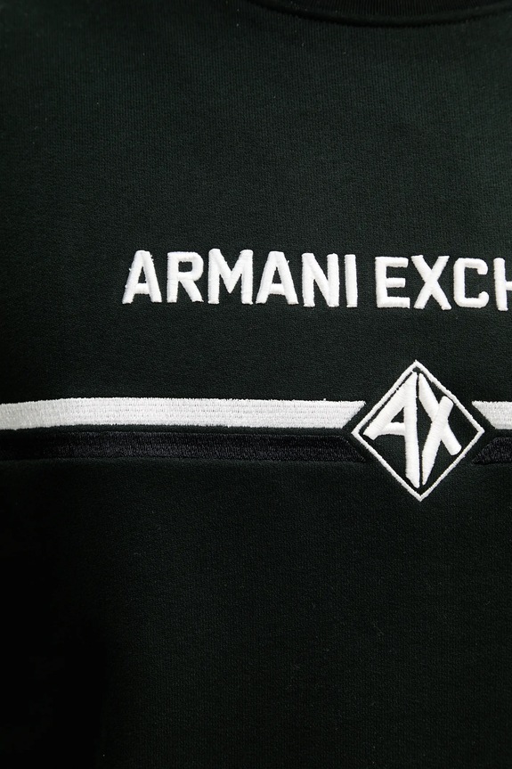 Bombažen pulover Armani Exchange XM000226.AF12656 črna