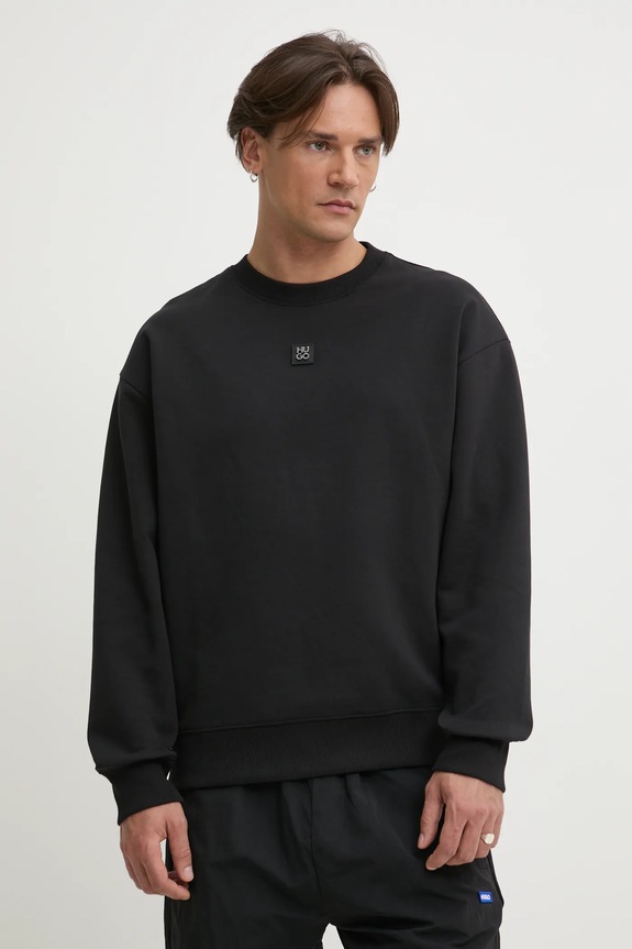 HUGO bluza Dettil aplikacja czarny 50533689