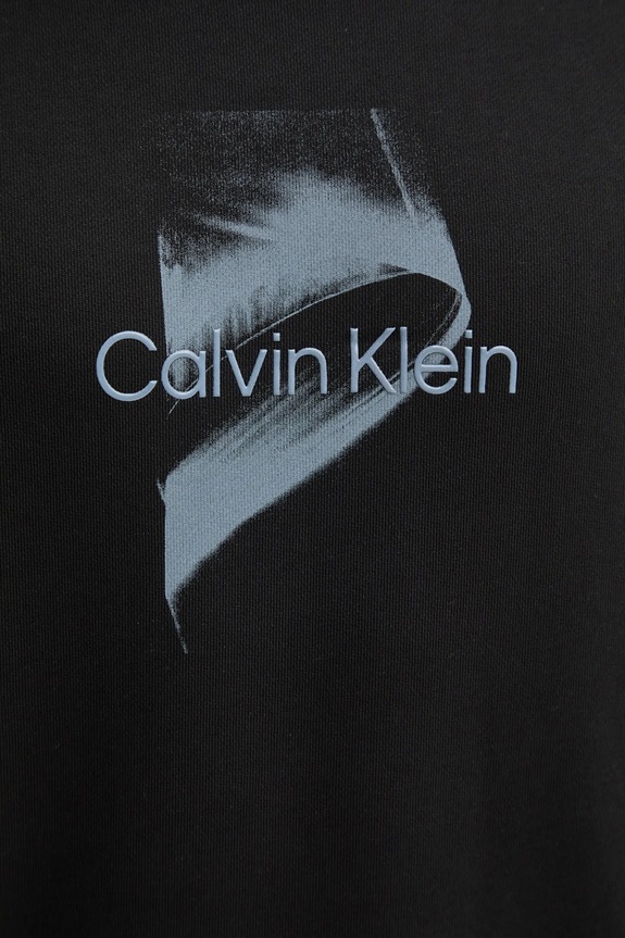 Bavlnená mikina Calvin Klein K10K114351 čierna