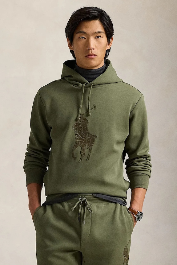 Polo Ralph Lauren sweatshirt Planet friendly green 710957585