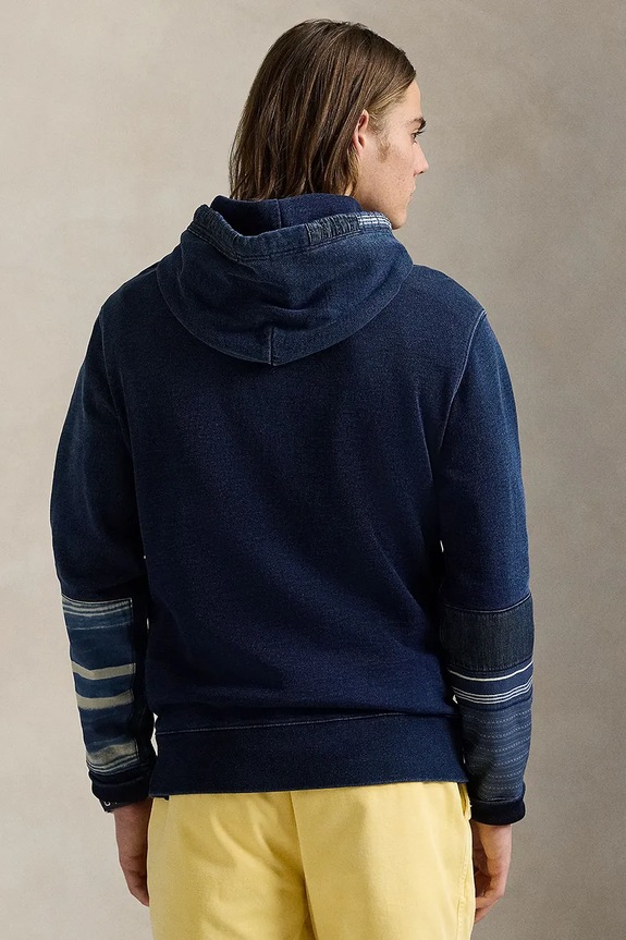 Polo Ralph Lauren bluza bawełniana 710958243 niebieski SS25