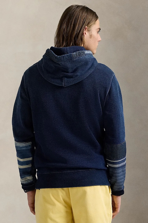 Polo Ralph Lauren bluza bawełniana 710958243 niebieski SS25