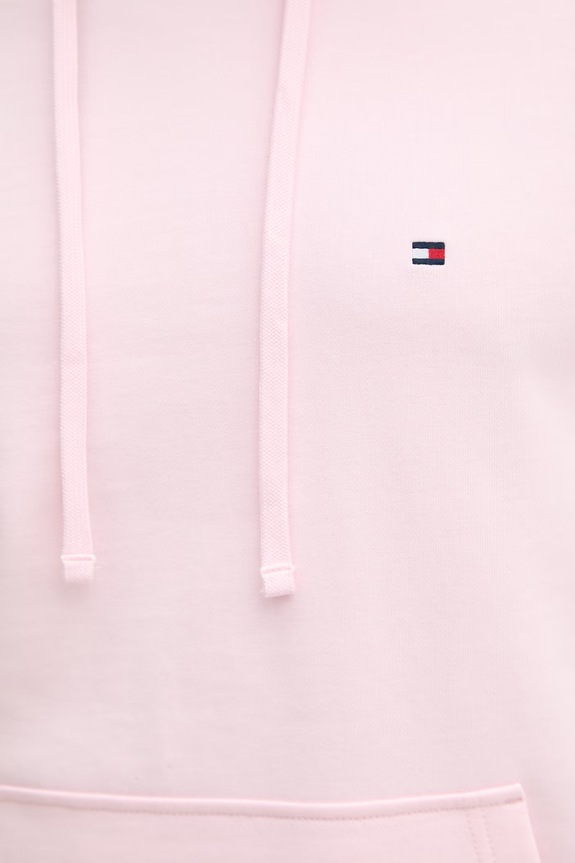 Tommy Hilfiger hanorac cu glugă pentru bărbați din bumbac MW0MW37235 roz