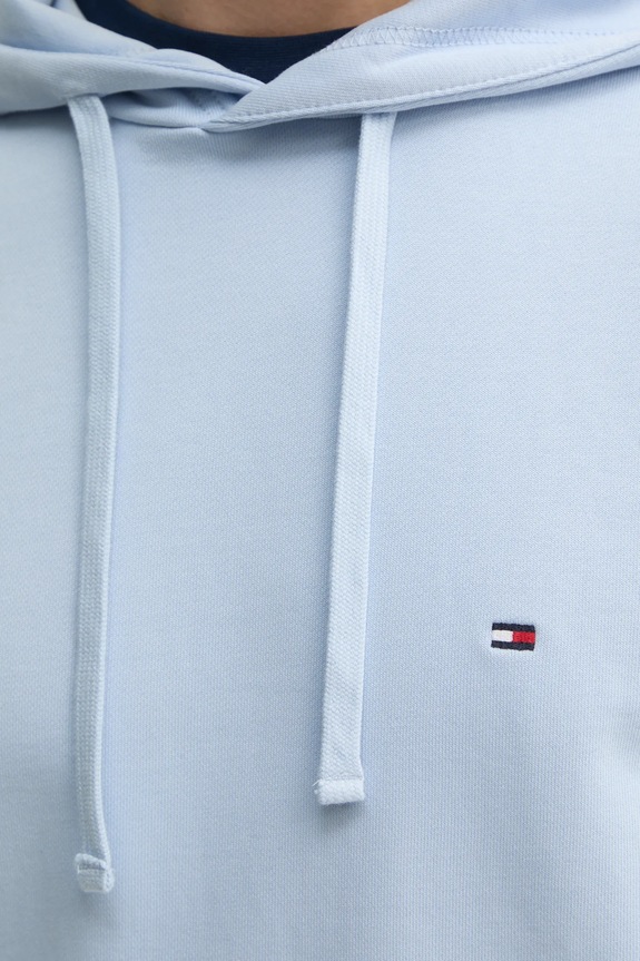 Tommy Hilfiger hanorac cu glugă bărbătesc de bumbac MW0MW37235 albastru