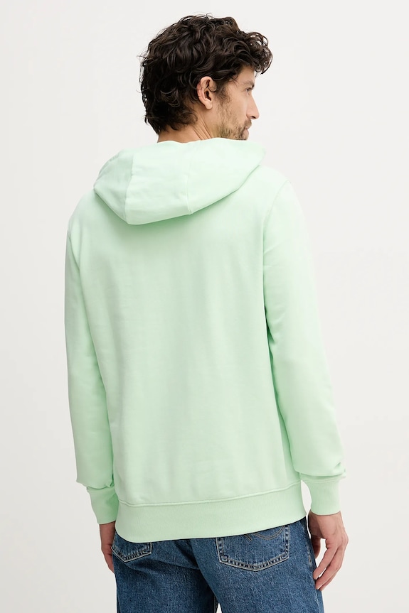 Îmbrăcăminte Tommy Hilfiger hanorac cu glugă bărbați din bumbac MW0MW37235 verde