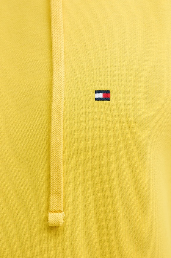 Tommy Hilfiger Hanorac cu glugă bărbătesc din bumbac MW0MW37235 galben