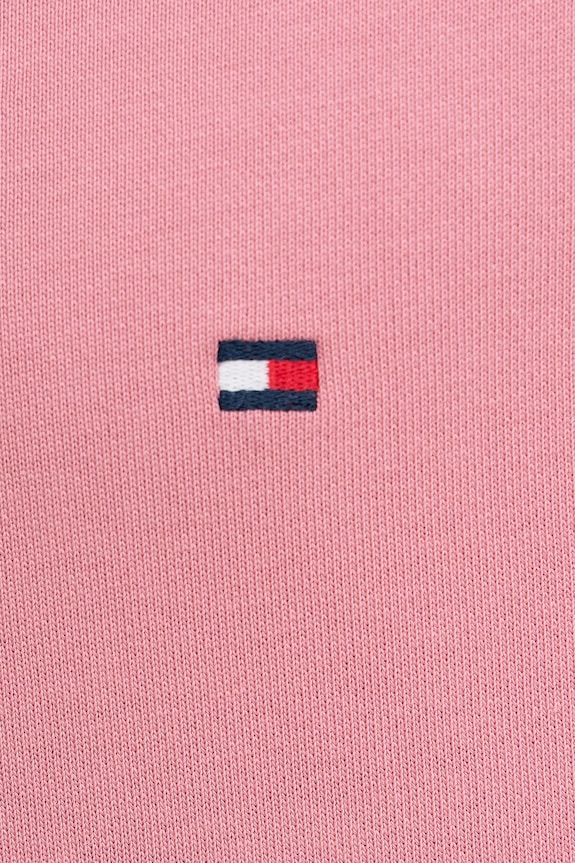 Tommy Hilfiger hanorac cu glugă bărbătesc din bumbac MW0MW37235 roz