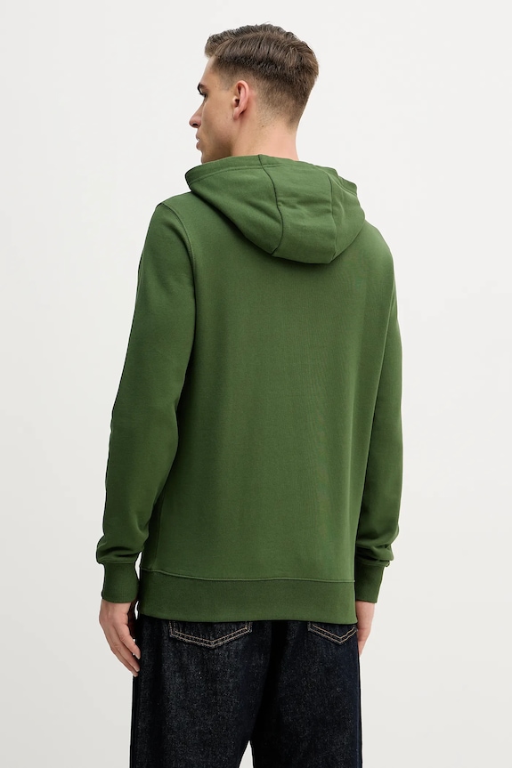 Îmbrăcăminte Tommy Hilfiger hanorac cu glugă bărbați din bumbac MW0MW37235 verde
