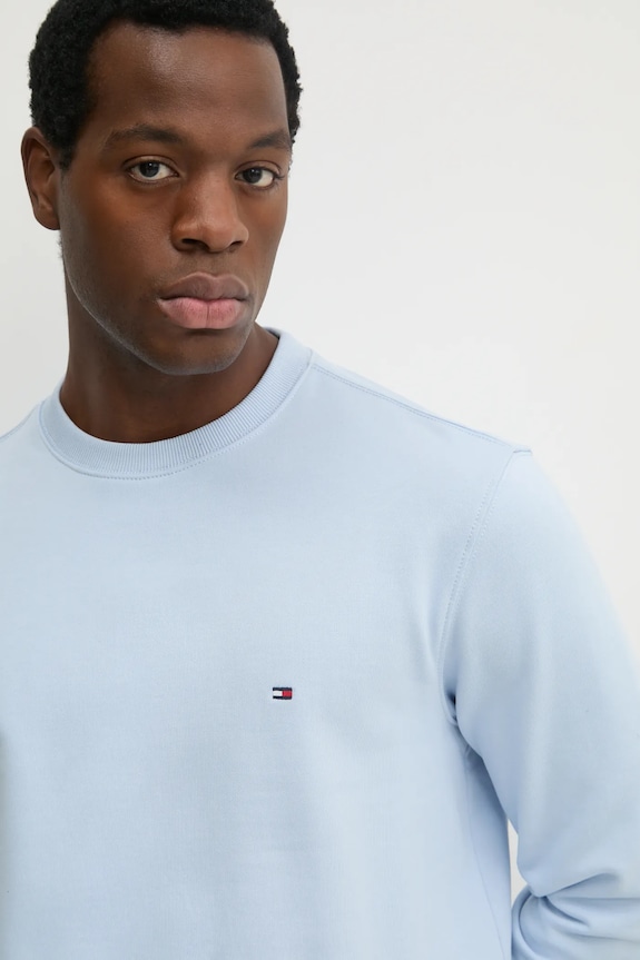 Tommy Hilfiger bluza męska bawełniana niebieski MW0MW37237