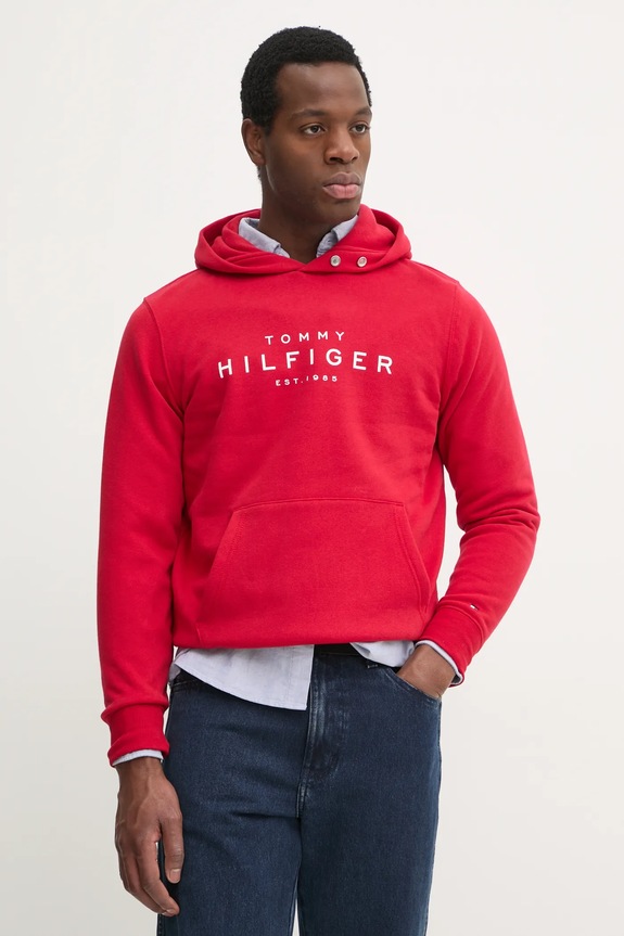 Mikina Tommy Hilfiger červená MW0MW37455