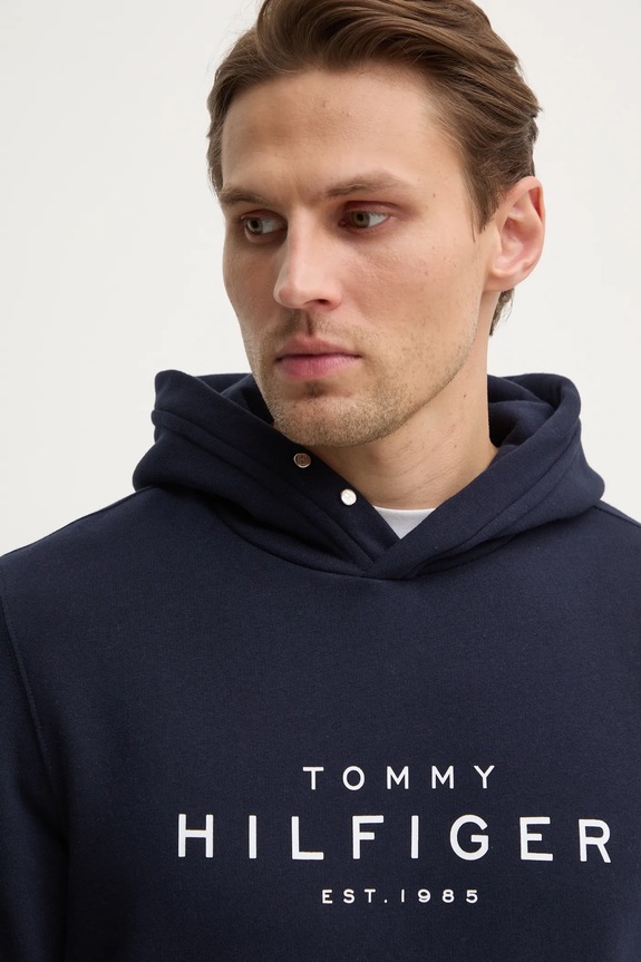 Dukserica Tommy Hilfiger mornarsko plava MW0MW37455