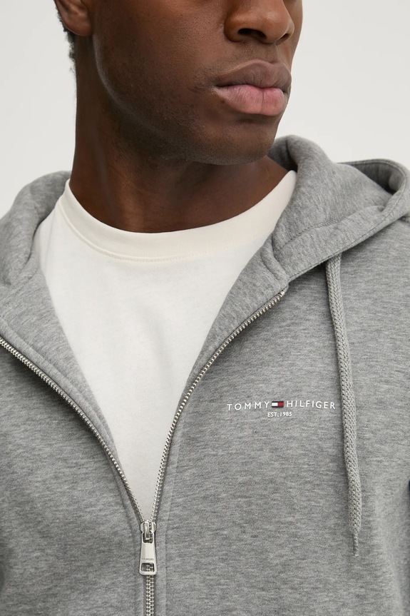 Dukserica Tommy Hilfiger MW0MW37687 siva