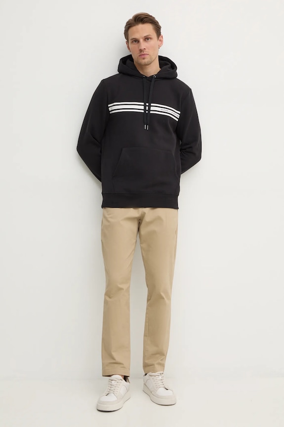 Μπλούζα Tommy Hilfiger MW0MW38332 μαύρο SS25