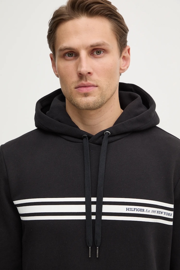 Μπλούζα Tommy Hilfiger μαύρο MW0MW38332