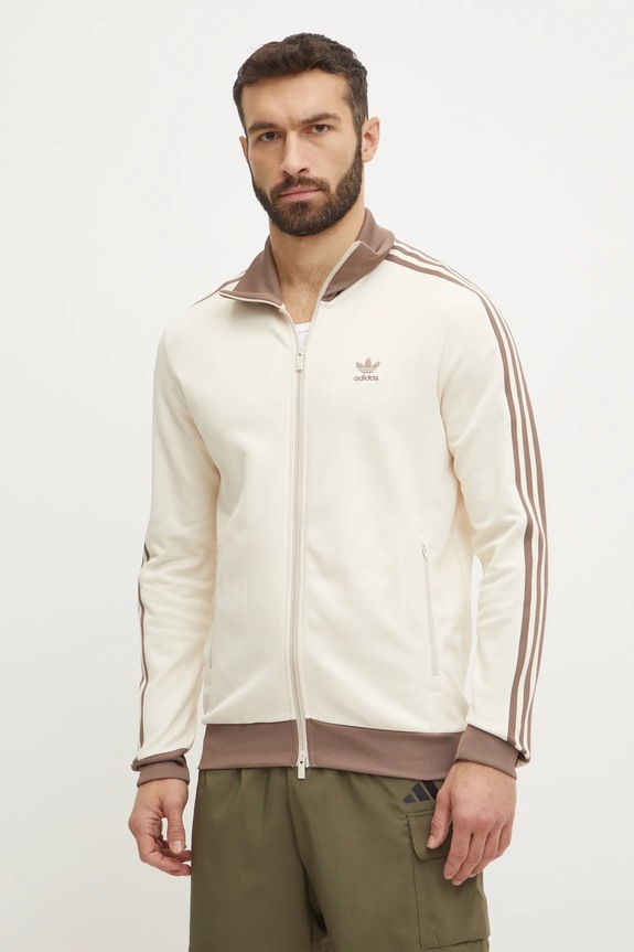 Суичър adidas Originals CLASSIC TT без качулка бежов JP2522