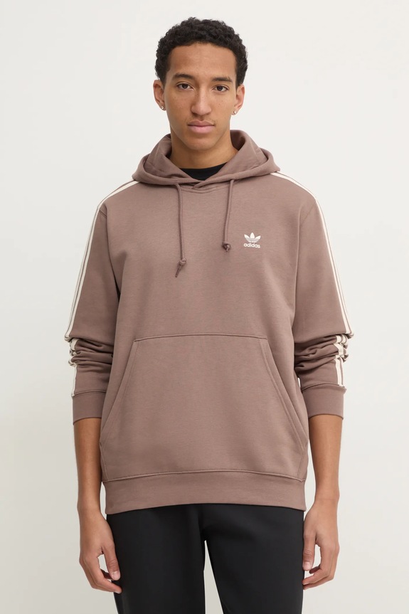 adidas Originals bluza 3-Stripes pozostałe brązowy JP1000