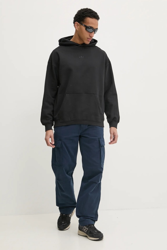 Bavlněná mikina adidas Originals Essential JC9572 černá SS25