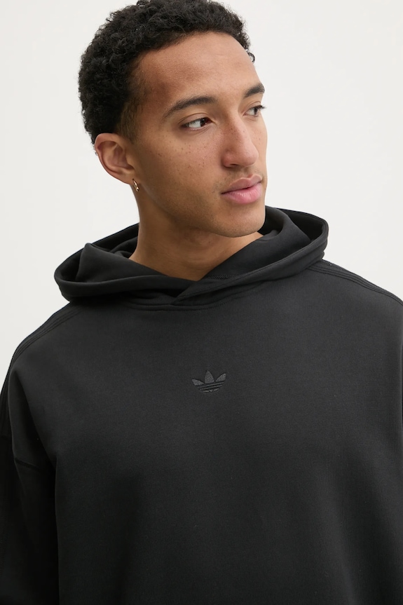 Bavlněná mikina adidas Originals Essential černá JC9572