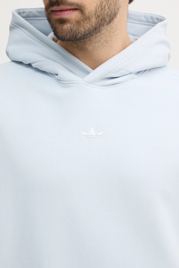 adidas Originals hanorac de bumbac Essential JD3300 albastru