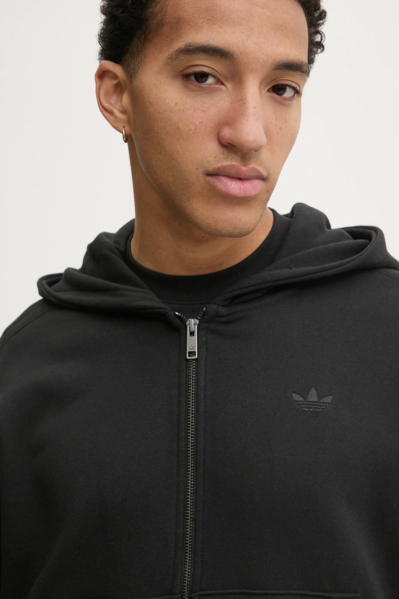 Pamučna dukserica adidas Originals Essential crna JC9579