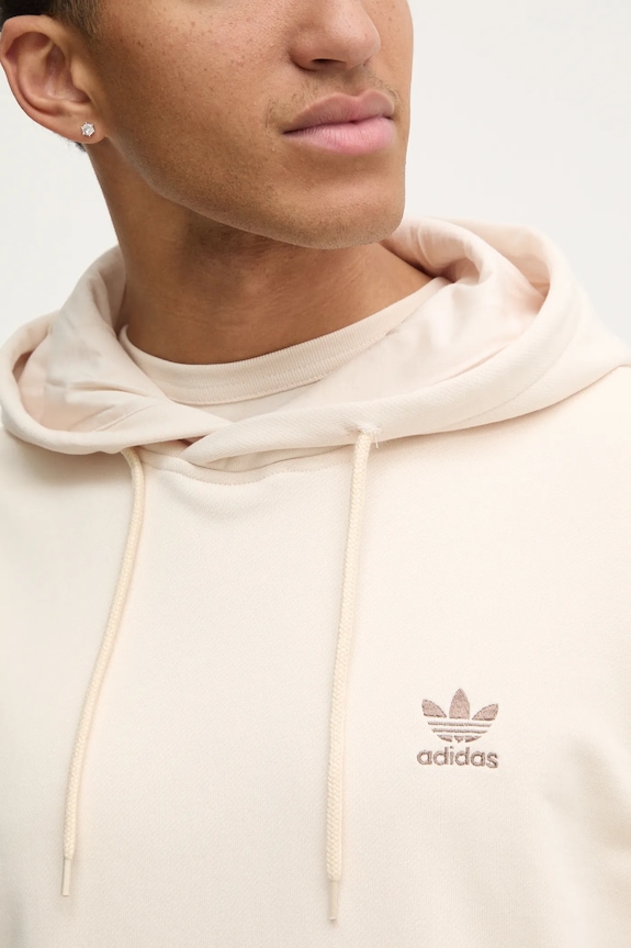 Pamučna dukserica adidas Originals Essential JD2408 bež