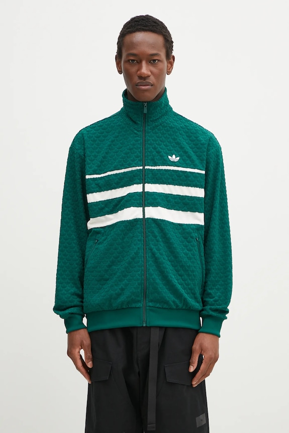 adidas Originals sweatshirt Q12 MONOGRAM T all-over print green JD0696
