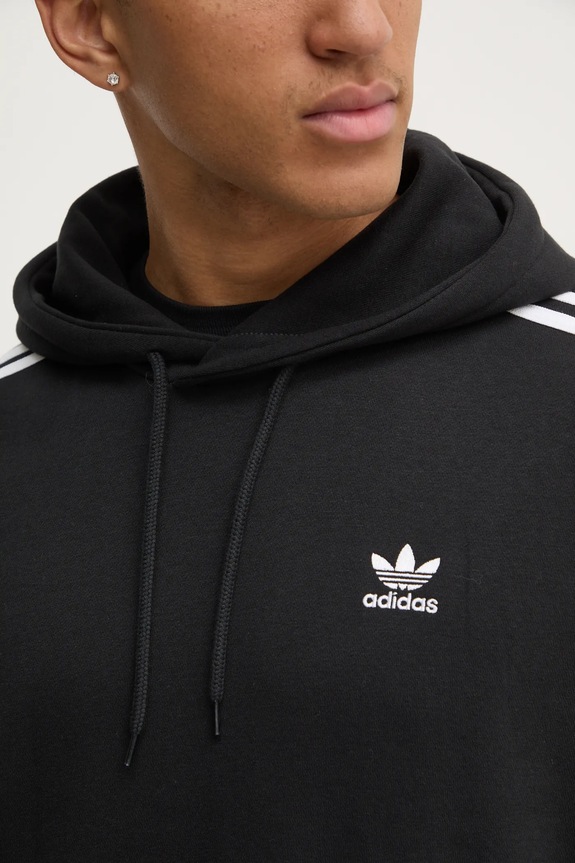 adidas Originals felpa BAGGY HOODIE JC6251 nero