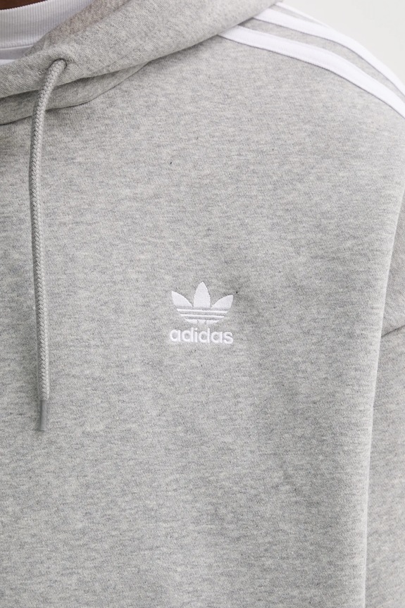 Mikina adidas Originals BAGGY HOODIE JP1076 šedá