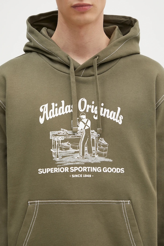 adidas Originals cotton sweatshirt Wabash green JP4482