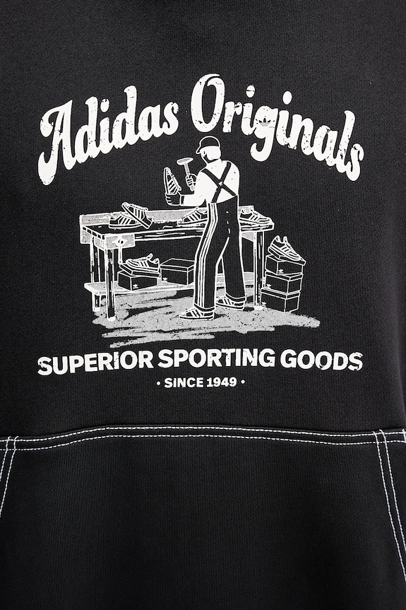 adidas Originals felpa in cotone Wabash JP4483 nero