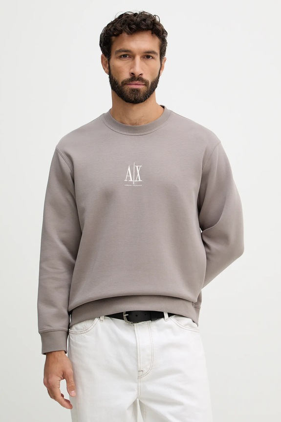 Dukserica Armani Exchange bez kapuljače bež XM000368.AF10818.NOS