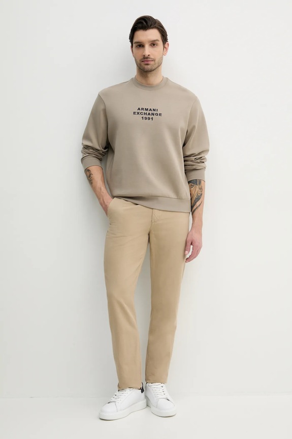 Armani Exchange bluza XM000460.AF10818 beżowy SS25