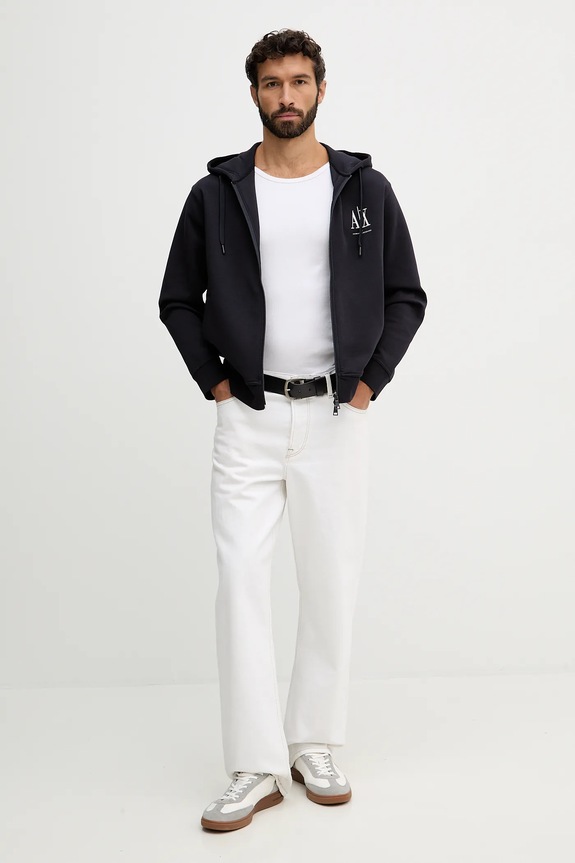 Armani Exchange bluză XM000371.AF10818.NOS bleumarin AA00