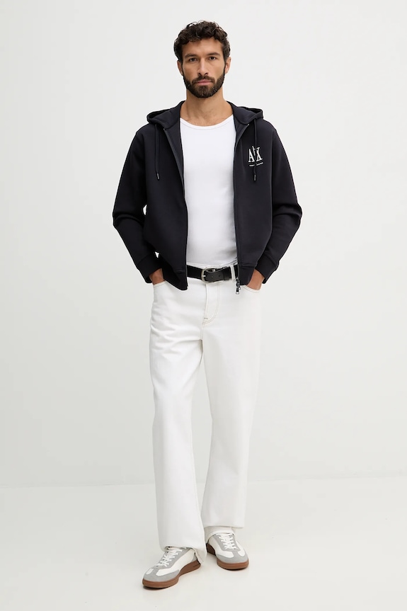 Armani Exchange bluză XM000371.AF10818.NOS bleumarin AA00