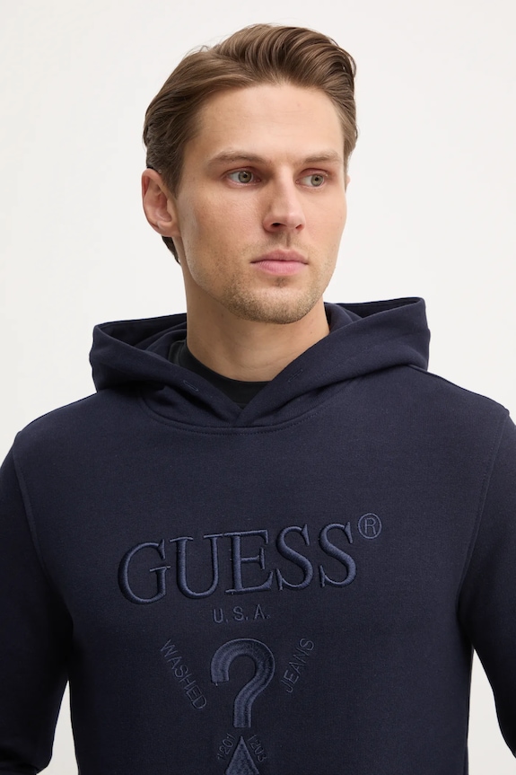 Mikina Guess BEAU tmavomodrá M5RQ36.KCN01