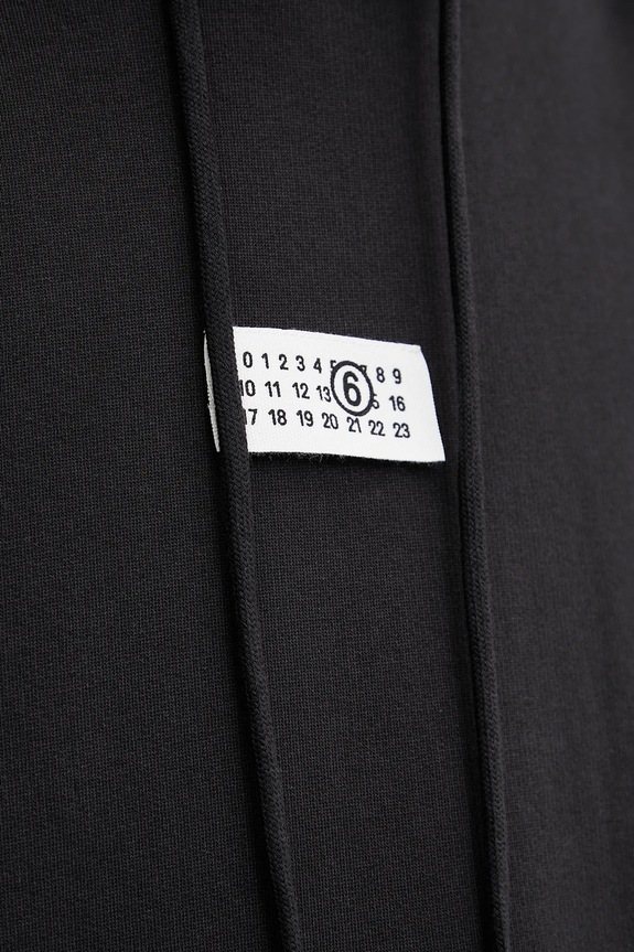 Βαμβακερή μπλούζα MM6 Maison Margiela SH0GU0018 μαύρο
