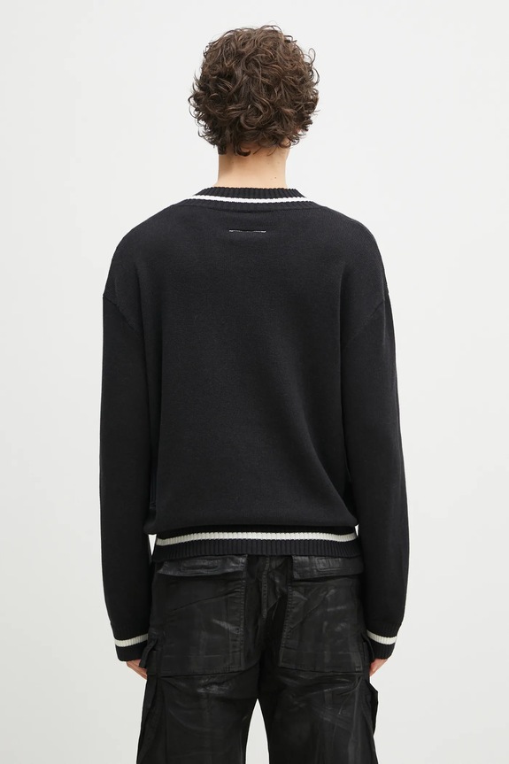 Abbigliamento MM6 Maison Margiela maglione in misto lana SH0HN0002 nero