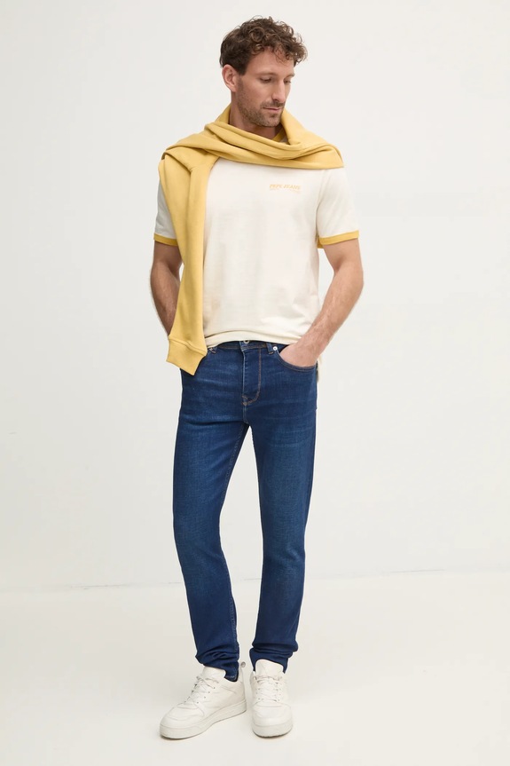 Pepe Jeans bluză DAMIAN CREW PM582754 galben SS25