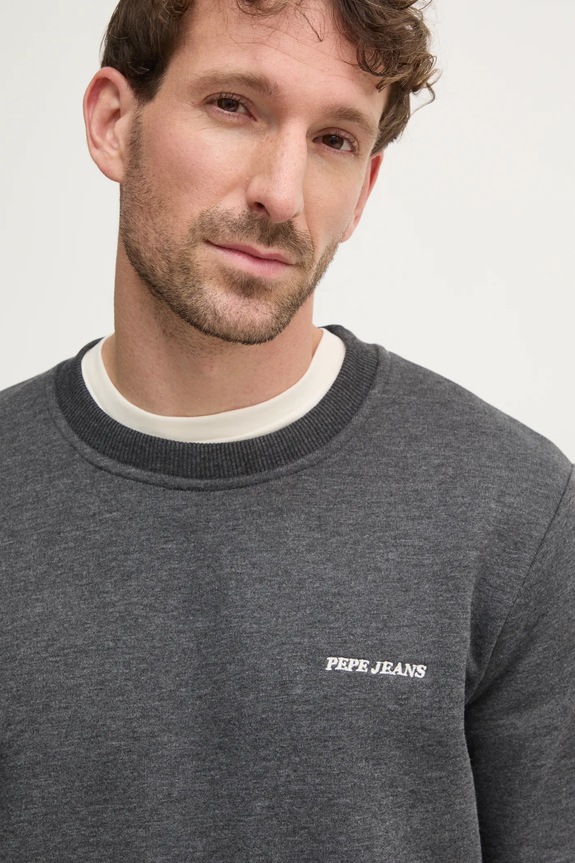 Mikina Pepe Jeans DAMIAN CREW sivá PM582754