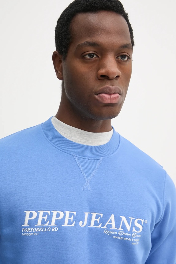 Pepe Jeans bluza DYLAN CREW PM582756 fioletowy