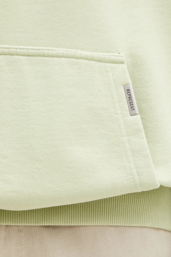 Памучен суичър Represent Elegance In Motion Hoodie зелен MLM41065.37